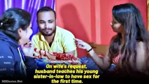 Husband Teaches His Young Sister In Law To Have Sex